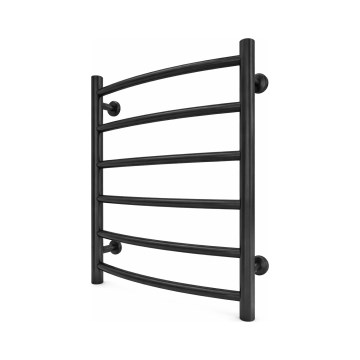 Toalheiro aquecido para casa de banho INOX CLASSIC 120W/230V 57x43 cm inox/preto