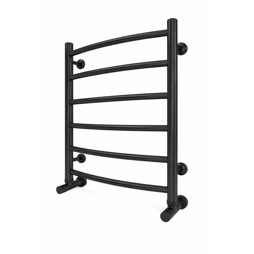 Toalheiro aquecido para casa de banho INOX CLASSIC 120W/230V 57x43 cm inox/preto