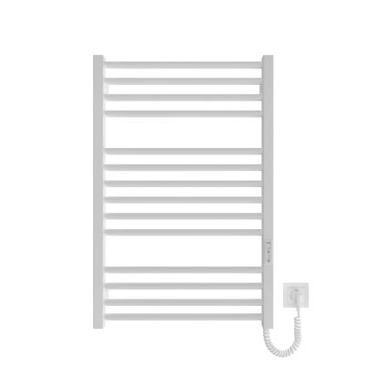 Toalheiro aquecido tipo escada para casa de banho HF DERBY 170W/230V 77x53 cm branco, ligação à direita