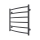 Toalheiro aquecido tipo escada para casa de banho INOX CLASSIC 122W/230V 57x53 cm aço inoxidável/antracite