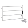 Toalheiro elétrico 56x37 63 W inox/branco