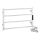 Toalheiro elétrico 56x37 63 W inox/branco