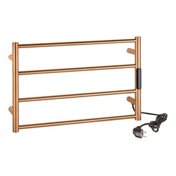 Toalheiro elétrico 56x37 63W inox/cobre