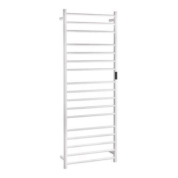 Toalheiro elétrico 60 x 168 cm, 285 W, aço inoxidável/branco