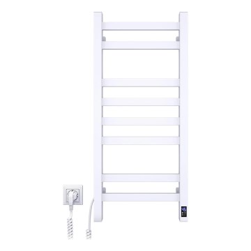 Toalheiro elétrico com termostato AVANGARD 105W 80x36 cm branco esquerdo