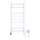 Toalheiro elétrico com termóstato AVANGARD 105W, 80×36 cm, branco, montagem à direita