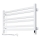 Toalheiro elétrico com termóstato AVANGARD 181 W 50 x 90 cm branco, lado esquerdo