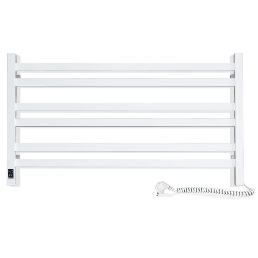 Toalheiro elétrico com termóstato AVANGARD 181 W 50 x 90 cm, branco, ligação à direita