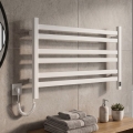 Toalheiro elétrico com termostato AVANGARD 181W 50x90 cm branco esquerdo