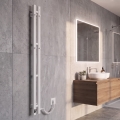 Toalheiro elétrico com termostato SILOUETTE 106W 150x9cm branco direito