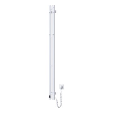 Toalheiro elétrico com termóstato SILOUETTE 106W 150x9cm branco direito