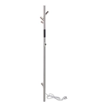 Toalheiro elétrico de barra 118 cm, 30 W, inox
