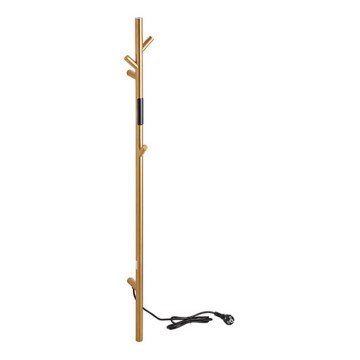 Toalheiro elétrico de barra para toalhas 118 cm, 30 W, dourado