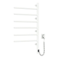 Toalheiro elétrico giratório com termostato ARABESQUE 105 W 80 x 49 cm branco