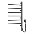 Toalheiro elétrico giratório com termostato ARABESQUE 105W 82x49 cm preto