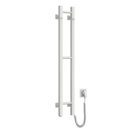 Toalheiro elétrico para toalhas SILOUETTE 59W 101x16 cm, branco, montagem à direita