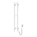 Toalheiro elétrico SILOUETTE 46W 100x16 cm branco, lado direito