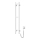 Toalheiro elétrico SILOUETTE 46W 100x16 cm branco, lado direito