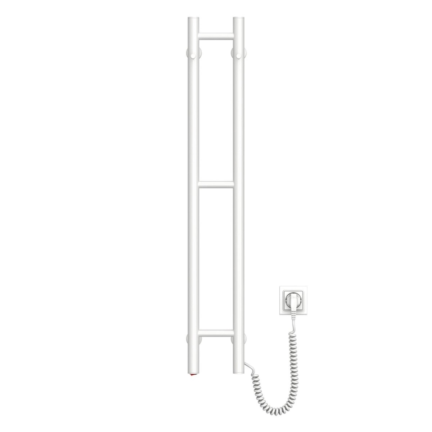 Toalheiro elétrico SILOUETTE 46W 100x16 cm branco, lado direito