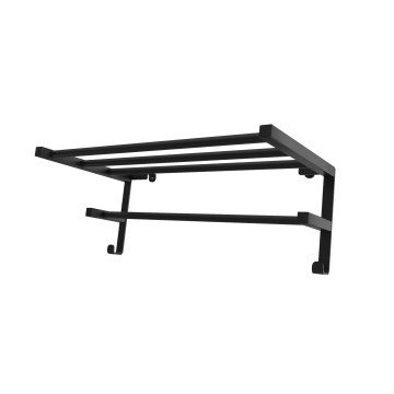 Toalheiro para radiador de casa de banho HF SHEFFIELD 52x28,4 cm preto