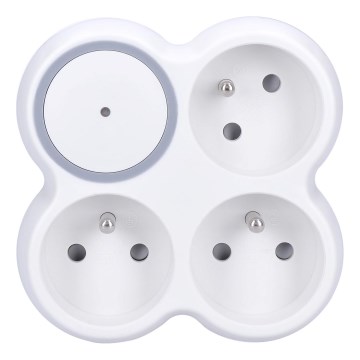 Tomada com proteção contra sobretensão 230V/16A 3Z branco