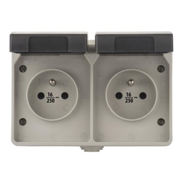Tomada exterior FRENCH 250V/16A IP44 2Z