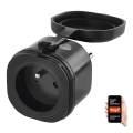 Tomada exterior inteligente GoSmart 3680W/230V/16A Wi-Fi Tuya IP44