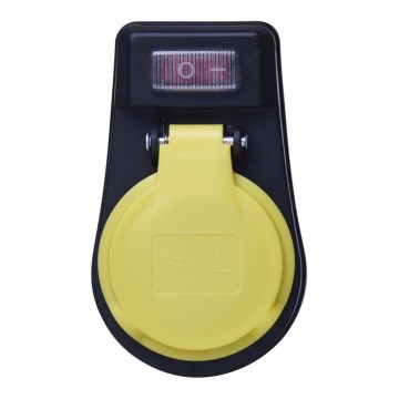 Tomada externa com interruptor FRENCH 250V/16A IP44