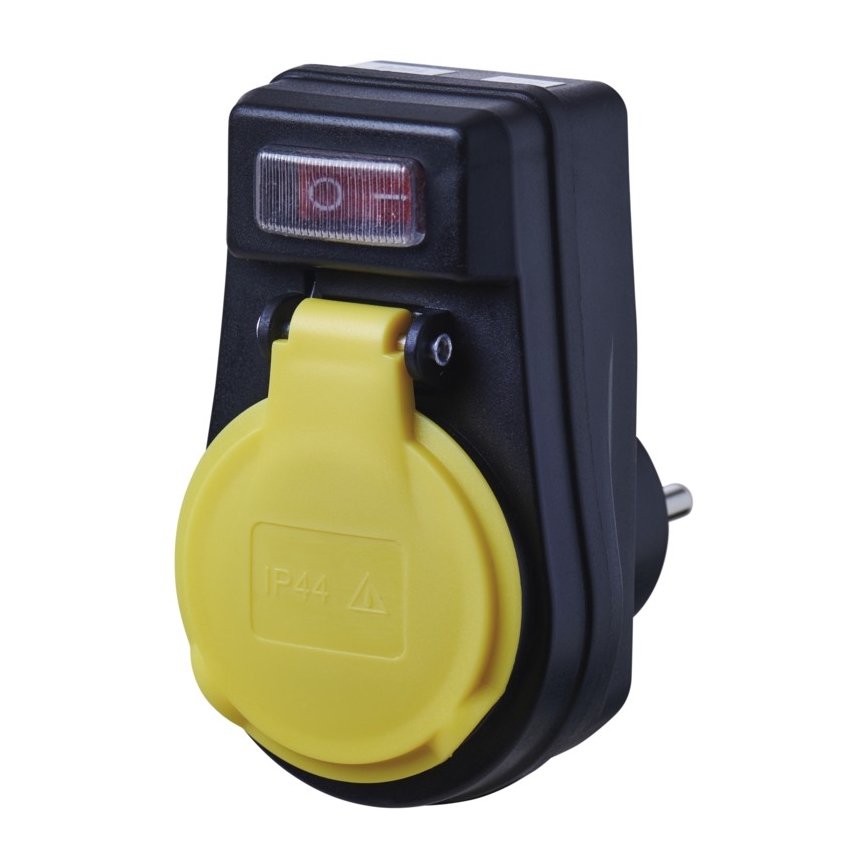 Tomada externa com interruptor FRENCH 250V/16A IP44