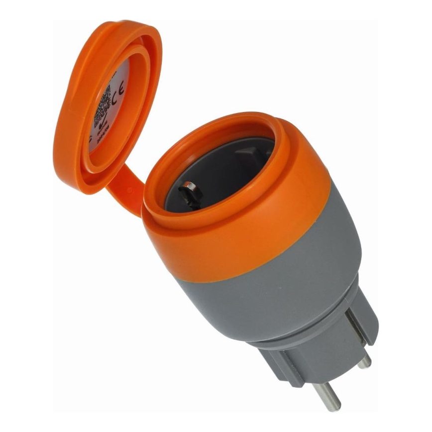 Tomada inteligente para exterior 3680W/230V/Tipo F SCHUKO/16A Wi-Fi IP44