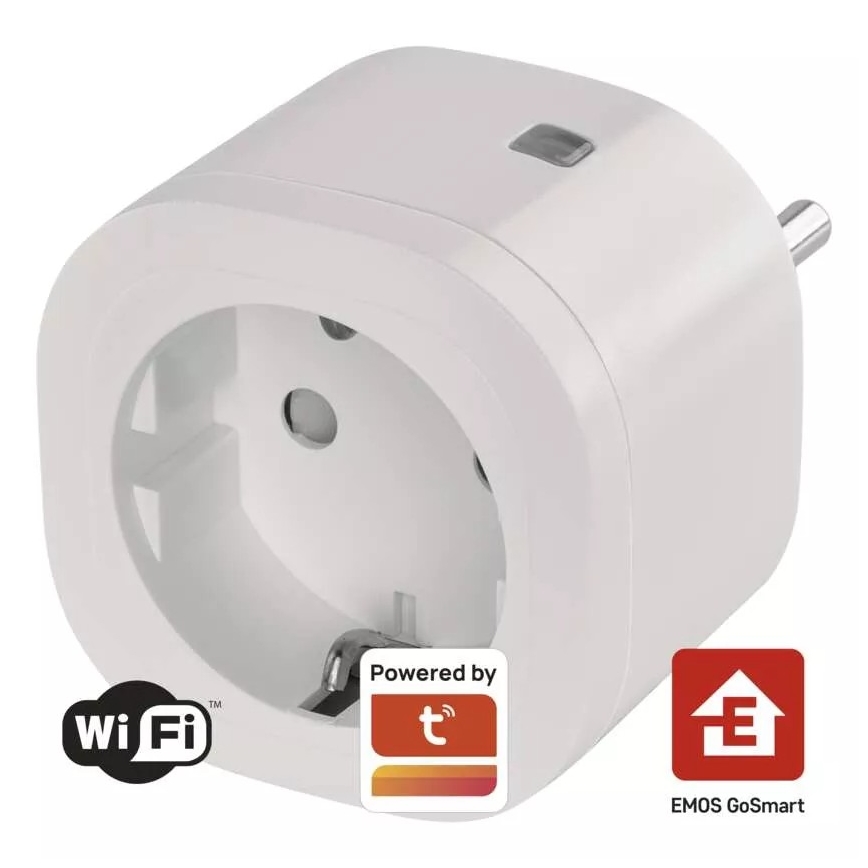 Tomada inteligente SCHUKO GoSmart 3680W/230V/16A Wi-Fi Tuya