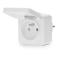 Tomada inteligente Smartlife 3680W/230V/ Tipo E/16A Wi-Fi Tuya IP44