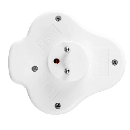 Tomada múltipla com interruptor 2 tomadas + USB-C + USB-A