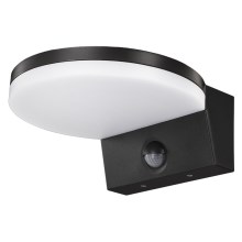Top Iluminação - LED Iluminação de parede exterior com sensor NOVARA LED/15W/230V IP65 preto