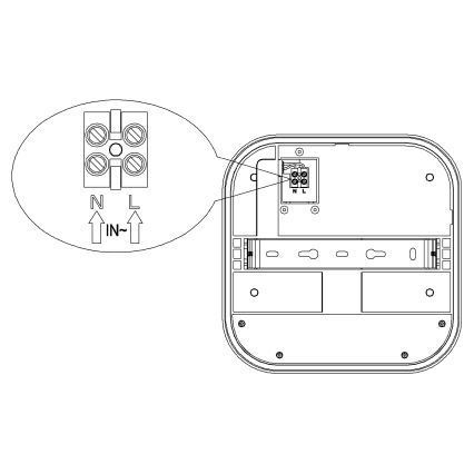 Top Light - Aplique de parede LED para exterior com sensor de movimento e sensor crepuscular BARI LED/20W/230V 4000K IP65