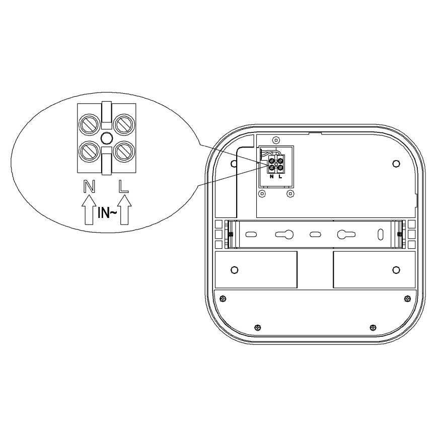 Top Light - Aplique de parede LED para exterior com sensor de movimento e sensor crepuscular BARI LED/20W/230V 4000K IP65