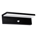 Top Light - Aplique de parede exterior LED com sensor de movimento ELON XL LED/16W/230V 3000/4000/6000K IP54 preto