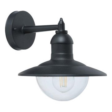Top Light - Aplique de parede exterior VERONA 1xE27/12W/230V IP44 preto