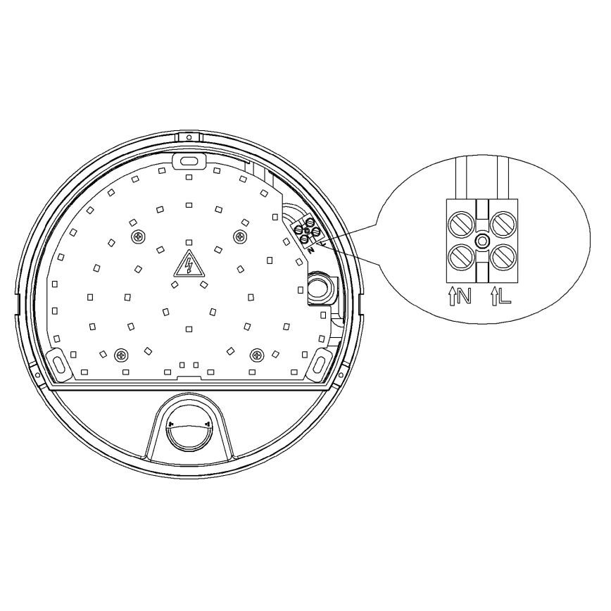 Top Light - Aplique de parede LED para exterior com sensor de movimento e de crepúsculo BARI LED/15W/230V 4000K IP54