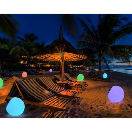Top Light BALL RGB RC - Luminária solar LED RGB regulável BALL LED/1,2W/3,7V IP44 1800 mAh + controlo remoto