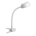 Top Light - Candeeiro de mesa LED com clip LED/4,5W/230V branco