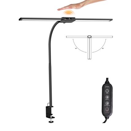 Top Light - Candeeiro de mesa LED dimerizável com clipe LYRA LED/18W/230V 3000-6500K preto