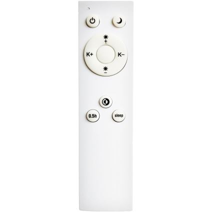 Top Light - Candeeiro suspenso LED com regulação REVIT LED/36W/230V 3000-6500K diâmetro 40 cm branco + comando