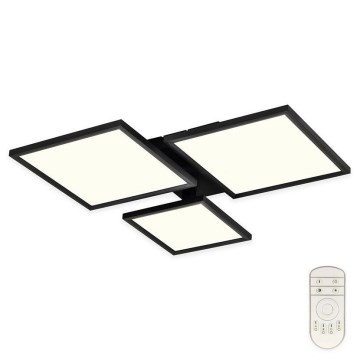 Top Light - Candelabro integrado LED com regulação MERKUR LED/50W/230V 3000-6500K preto + controlo remoto