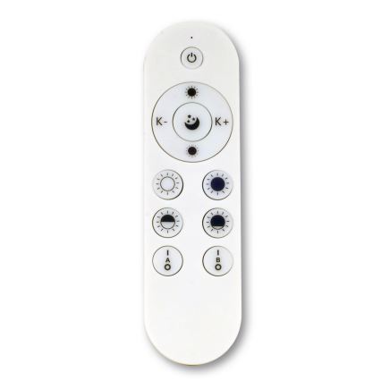 Top Light - Candelabro suspenso LED com regulação APOLO LED/45W/230V branco + controlo remoto