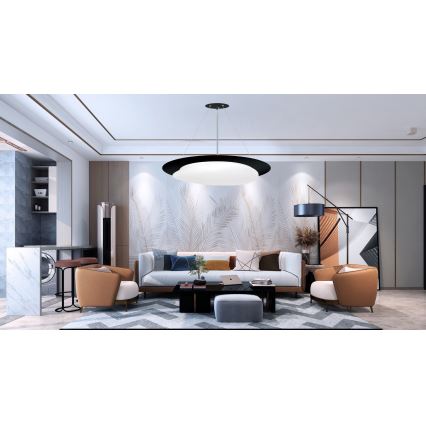 Top Light - Candelabro suspenso LED com regulação STONE LED/51W/230V 3000-6500K + controlo remoto