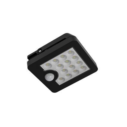 Top Light - Holofote LED solar de parede com sensor HELEON S LED/5W/3,7V IP65 4000K 1800 mAh