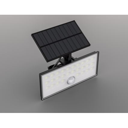 Top Light - Holofote LED solar de parede com sensor HELEON VARIO LED/8W/3,7V IP65 4000K 2200 mAh + comando