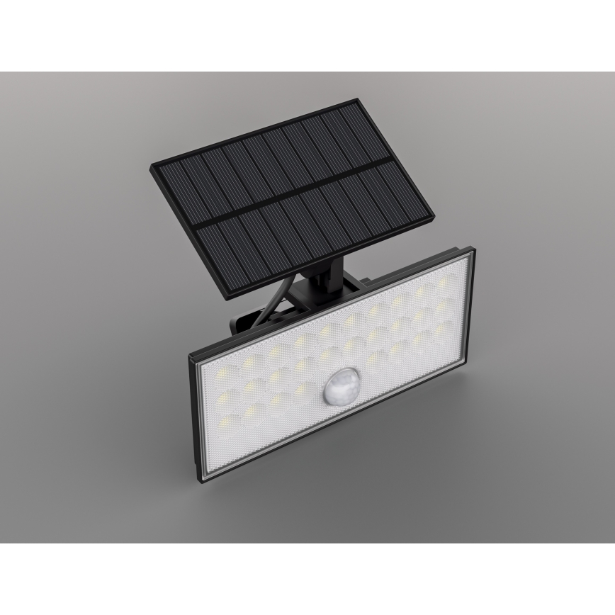 Top Light - Holofote LED solar de parede com sensor HELEON VARIO LED/8W/3,7V IP65 4000K 2200 mAh + comando