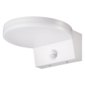 Top Light - Iluminação de parede exterior LED com sensor LED/15W/230V IP65 branco